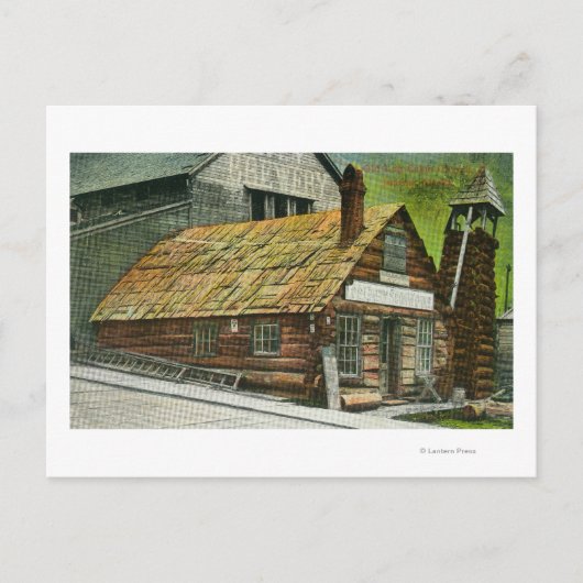 ログキャビンソーダ作品の外観ビュー、教会 ポストカード (正面)