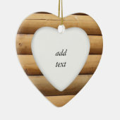 ログキャビンフェイクサイディング セラミックオーナメント (右)