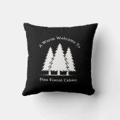 ログキャビンベッドアンドブレックファーストまたはゲストハウスウェルカム クッション (裏面)