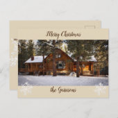 ログキャビンホリデーポストカード シーズンポストカード (正面/裏面)