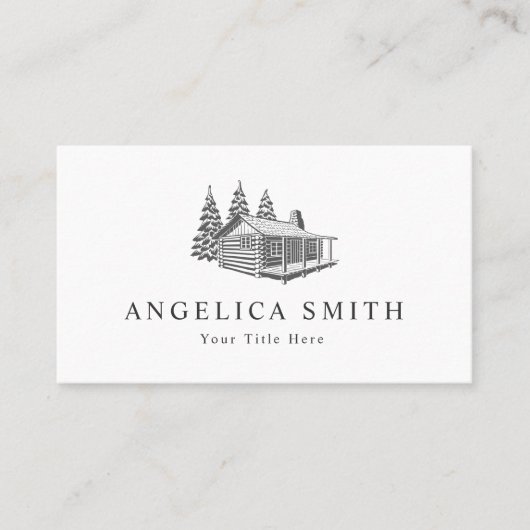 ログキャビン名刺 名刺 (正面)