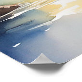 ログキャビン川3 ポスター (角)