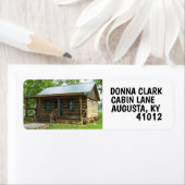 ログキャビン差出人住所ラベル ラベル (インサイチュ)