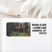 ログキャビン差出人住所ラベル ラベル (インサイチュ)