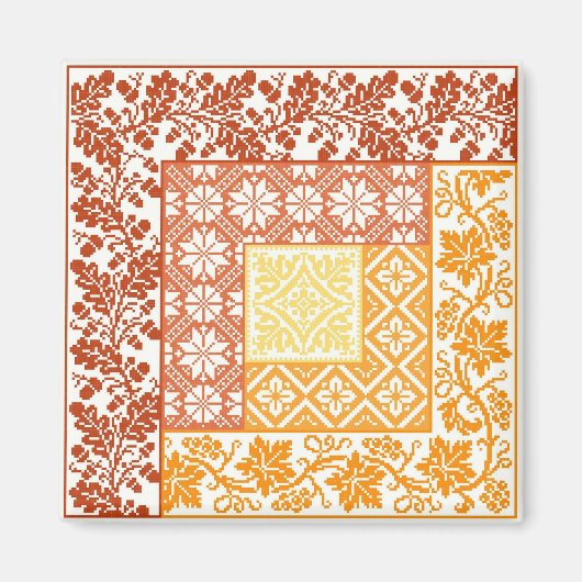 ログキャビン秋 マグネット (正面)