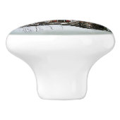 ログキャビン素朴ウィンター魔法 セラミックノブ (側面)