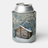 ログキャビン素朴ウィンター魔法 缶クーラー (缶裏面)