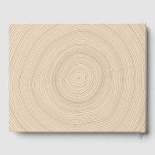 ログキャビン素朴バケーションホームレンタル | ツリーリングや輪 ゲストブック (裏面)