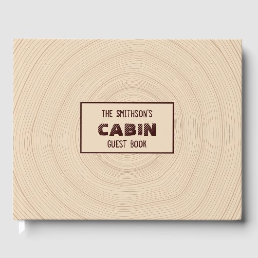 ログキャビン素朴バケーションホームレンタル | ツリーリングや輪 ゲストブック (正面)