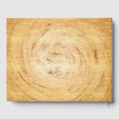 ログキャビン素朴バケーションホームレンタル | 木フェイク材 ゲストブック (裏面)