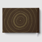 ログキャビン素朴バケーションホームレンタル | 金箔 ゲストブック (裏面)