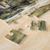 ログキャビン絵画ズジグソーパズル ジグソーパズル (側面)