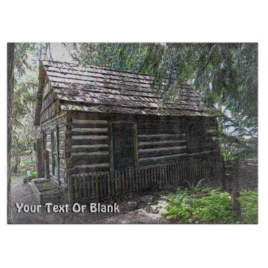 ログキャビン カッティングボード (正面)