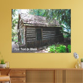 ログキャビン キャンバスプリント (インサイチュ (リビング))