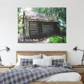 ログキャビン キャンバスプリント (インサイチュ (寝室))