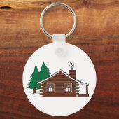 ログキャビン キーホルダー (正面)