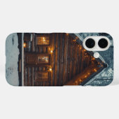 ログキャビン スノー オッター ボックス iPhone カーゼ Case-Mate iPhoneケース (裏面 (横))