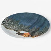 ログキャビン ペーパープレート (アングル)