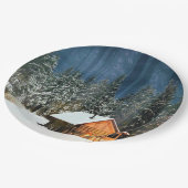 ログキャビン ペーパープレート (アングル)