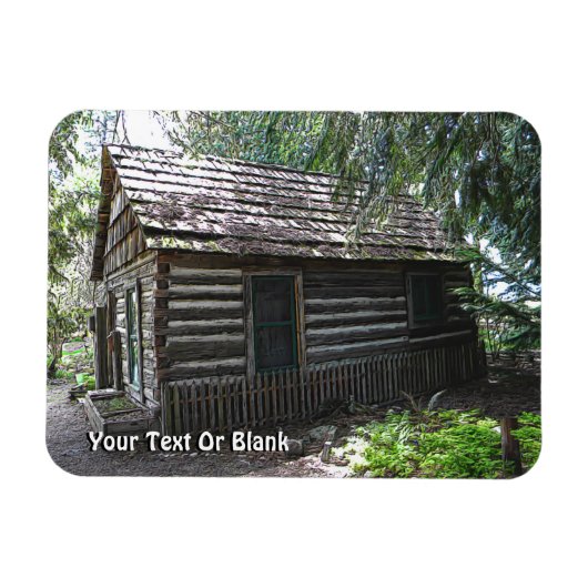 ログキャビン マグネット (横)