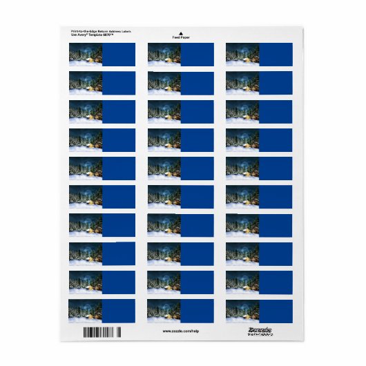 ログキャビン ラベル (フルシート)