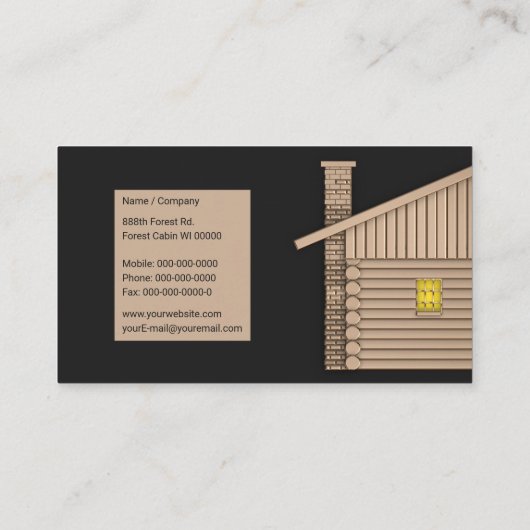ログキャビン 名刺 (裏面)