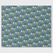 ログクリスマス休暇ラッピング紙 ラッピングペーパー (フラット)