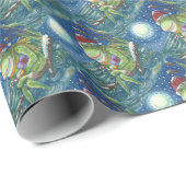 ログクリスマス休暇ラッピング紙 ラッピングペーパー (ロールコーナー)