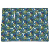 ログサンタのカエル，クリスマス大抱き枕 ラージペーパーバッグ (正面)