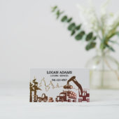 ログサービスの名刺 名刺 (スタンド正面)