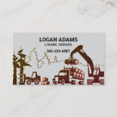 ログサービスの名刺 名刺 (正面)