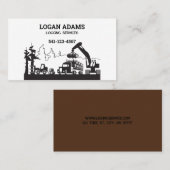 ログサービスの名刺 名刺 (正面/裏面)