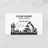 ログサービスの名刺 名刺 (正面)