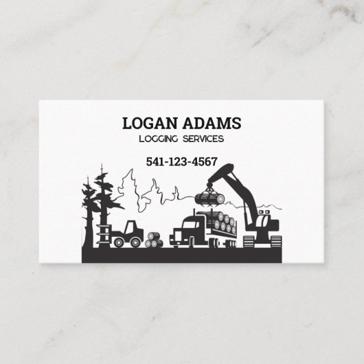 ログサービスの名刺 名刺 (正面)