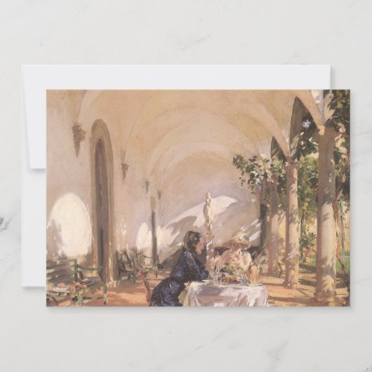 『ログジアでの朝食』ジョンハーキュリーズ・サージェント作 (正面)