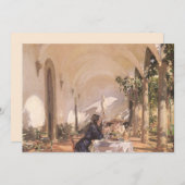 『ログジアでの朝食』ジョンハーキュリーズ・サージェント作 (正面/裏面)