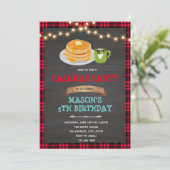 ログジャンボパンケーキとパジャマの招待状 招待状 (スタンド正面)