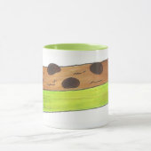 ログセロリーレーズインピーナッツバターピクニックのアリ マグカップ (中央)