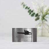 ログツリートリミングSAWサービス 名刺 (スタンド正面)