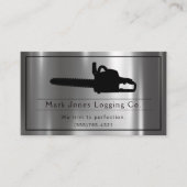 ログツリートリミングSAWサービス 名刺 (正面)