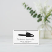 ログツリートリミングSAWサービス 名刺 (スタンド正面)