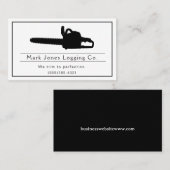 ログツリートリミングSAWサービス 名刺 (正面/裏面)