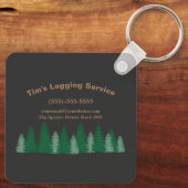 ログツリー切断サービス事業 キーホルダー (裏面)