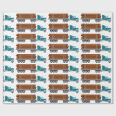 ログトラック ラッピングペーパー (フラット)