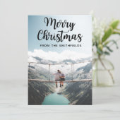 ログハウスでのんびりとしたクリスマスを！ シーズンカード (スタンド正面)