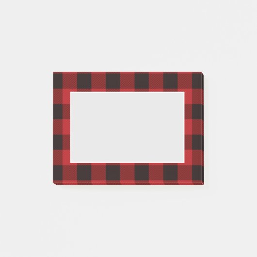 ログハウス風冬の樺柄パーティー ポストイット (正面)