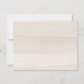 ログハウス風夕暮れのウェディング お祝いカード 招待状 (裏面)