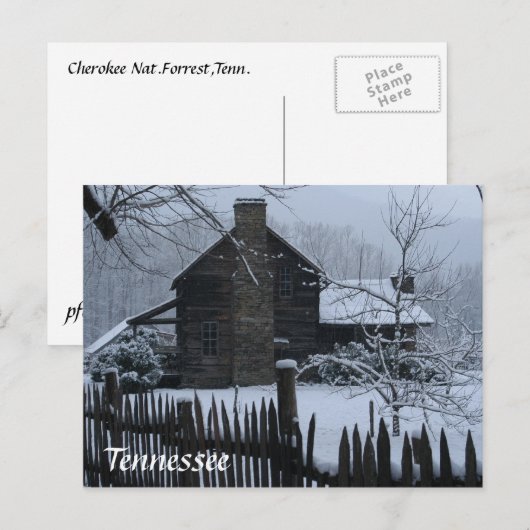 ログハウス ポストカード (正面/裏面)