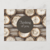 ログハウス　思い出してるよ ポストカード (正面)