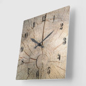 ログパターン スクエア壁時計 (傾斜)